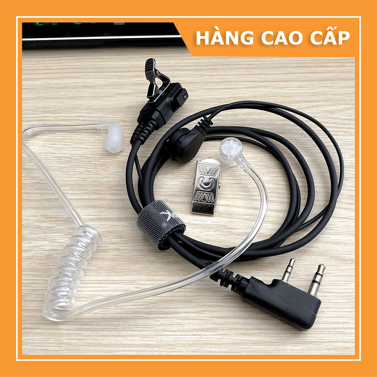 Tai nghe ống hơi cao cấp cho bộ đàm Motorola, Icom, Kenwood, HYT,...