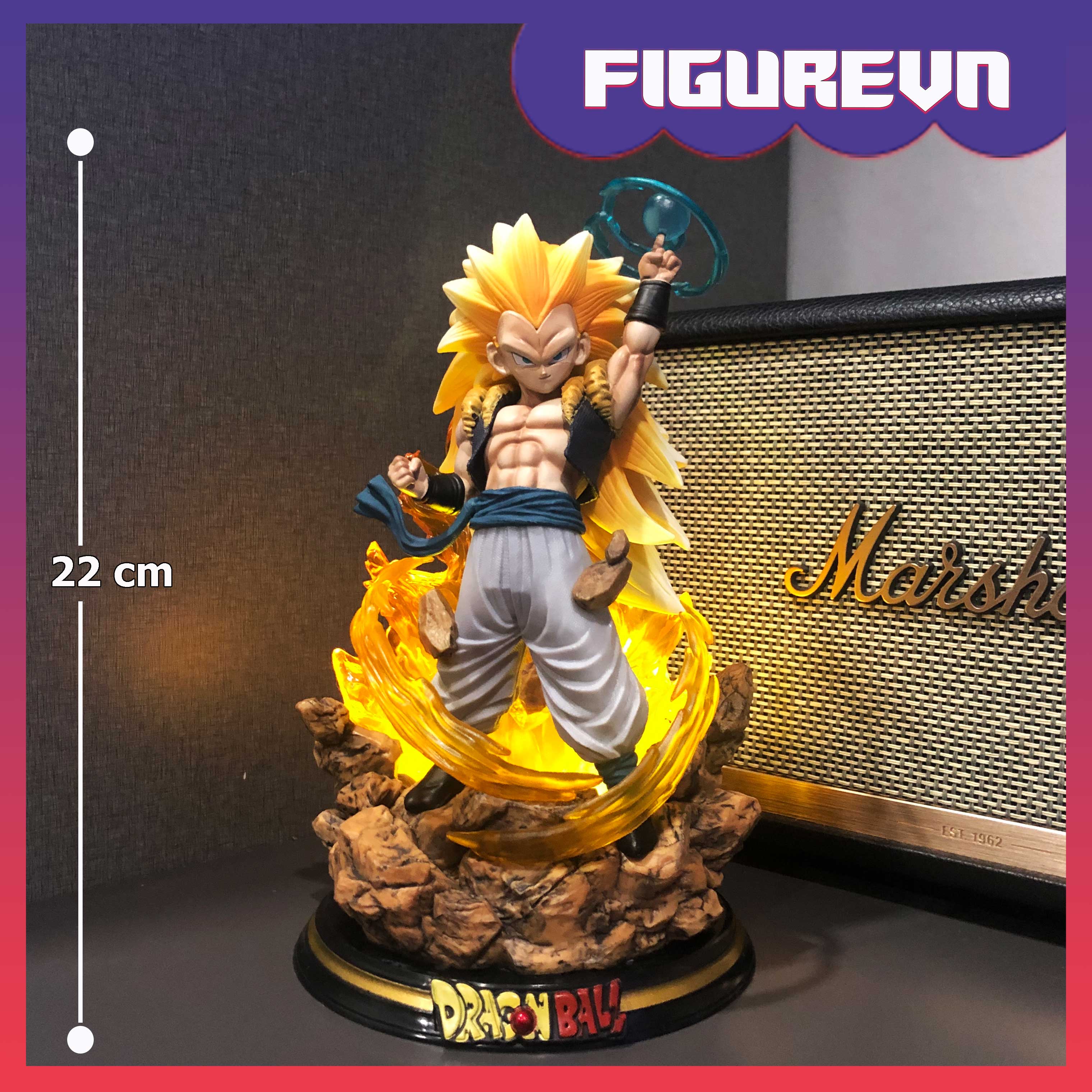 Mô hình Gotenks SSJ3 22 cm có LED - Dragon Ball