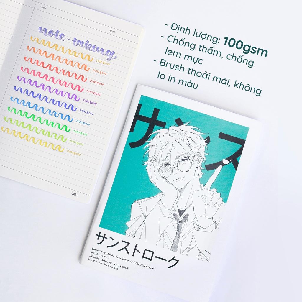 Vở ruột ô vuông 100 Gsm - Style Anime 80 Trang - Bìa FIRST 2 - Ong Mặt Bự