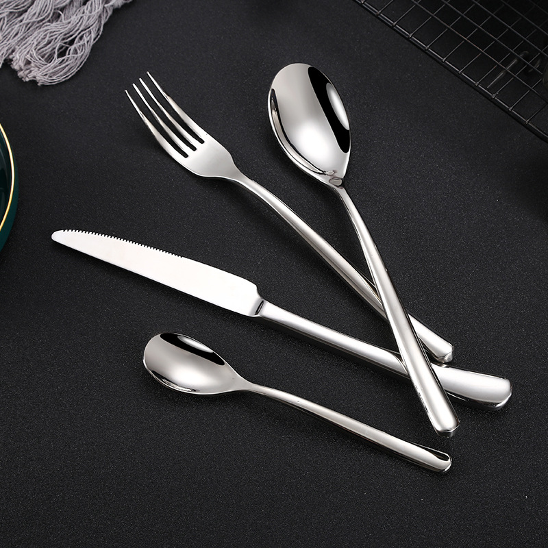 Bộ Dao Muỗng Nĩa Inox Cao Cấp Mạ Vàng