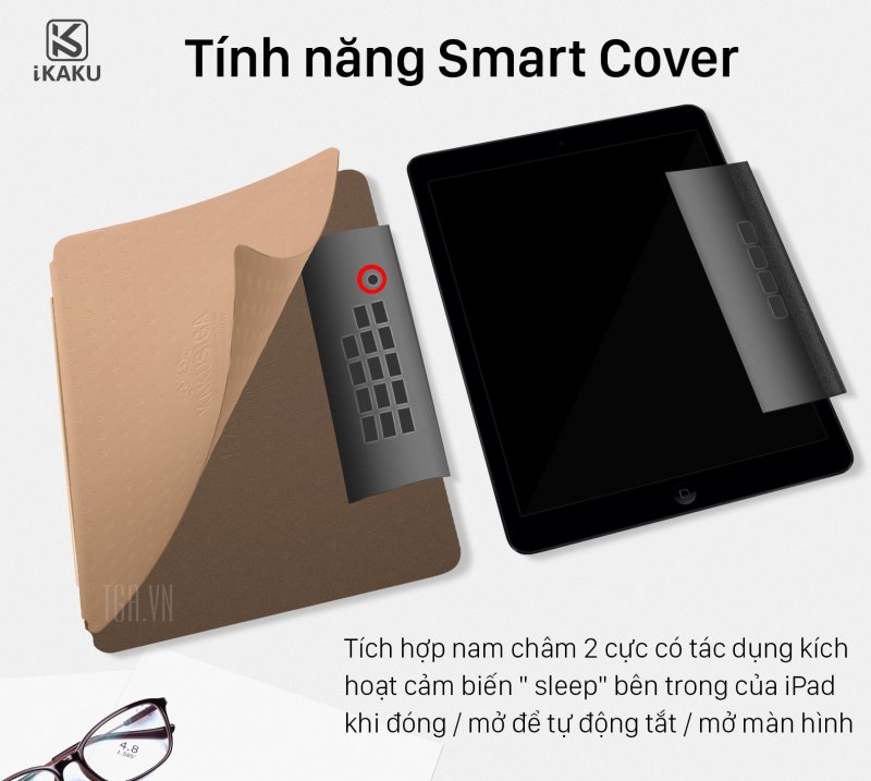 Bao da iPad Pro 11 inch KAKU- hàng nhập khẩu