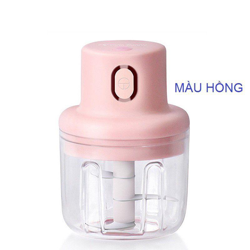 Máy Xay tỏi Ớt,hành,Mini Tự động sạc pin,Mini đa năng Tiện Dụng, máy say tỏi dung tích 250ml