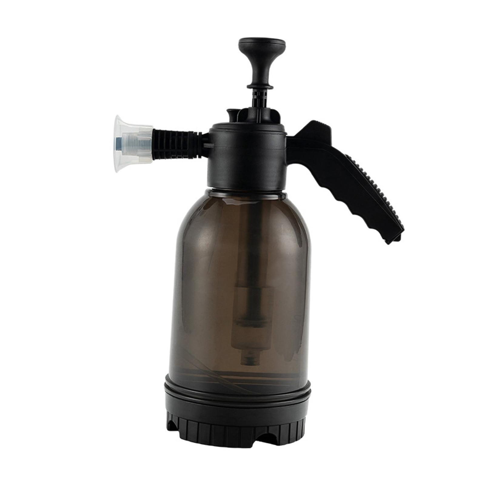 Spray Kettle Manual Foaming Sprayer 60° Spray Range Soap Sprayer Bottle Wind Hand 2L Pressure Foam Sprayer for Home Cleaning