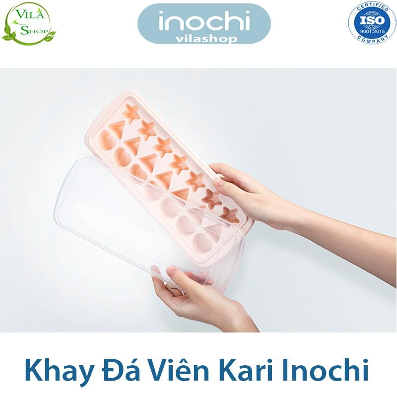 Khay Làm Đá, Khay Đá Sáng Tạo Kari 21 Viên, Nhựa Dẻo Cao Cấp Inochi Kháng Khuẩn - Khử Mùi