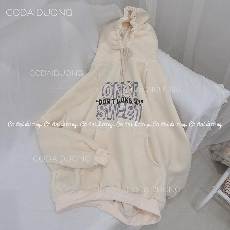 áo nỉ hoodie ONCE - xám tro,freesize dưới 65kg