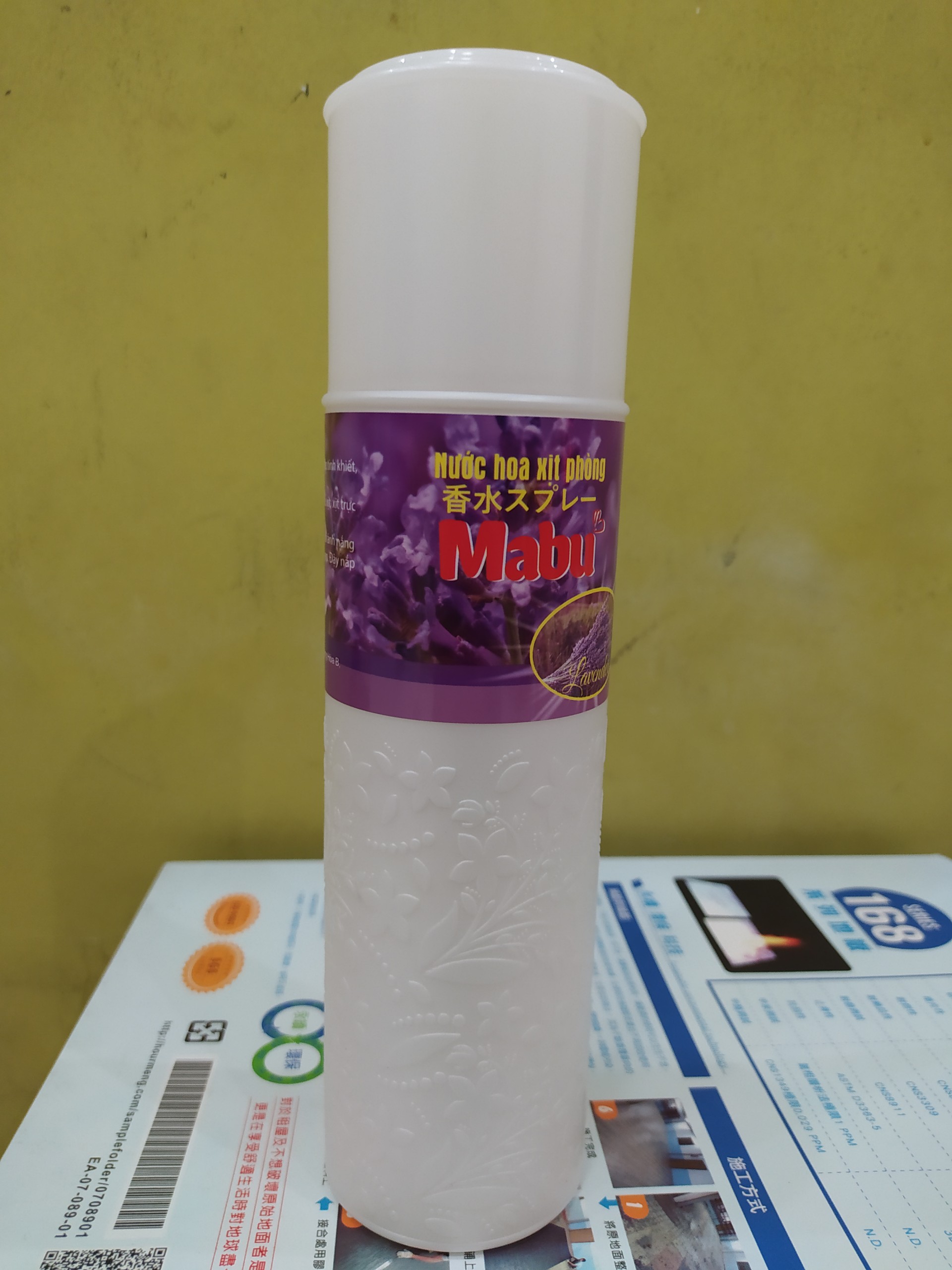 Nước hoa xịt phòng khử mùi Mabu hương lavender 380ml