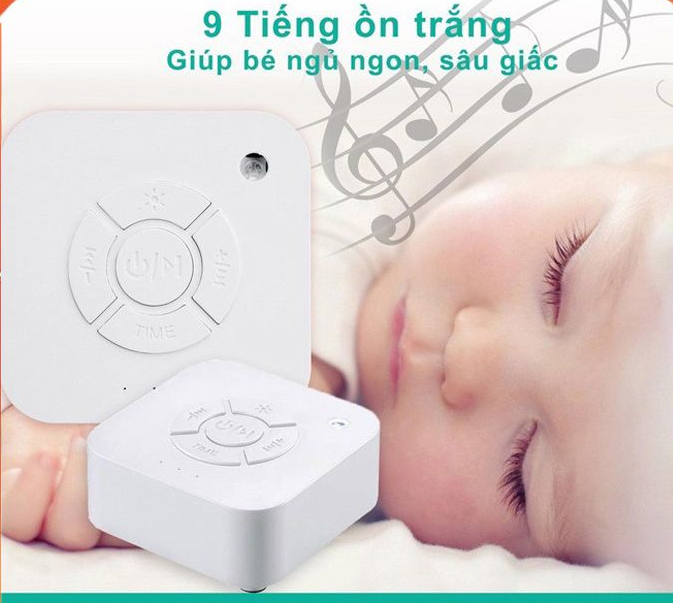 Máy tạo tiếng ồn trắng, máy ru bé ngủ, giúp bé ngủ ngon mơ đẹp