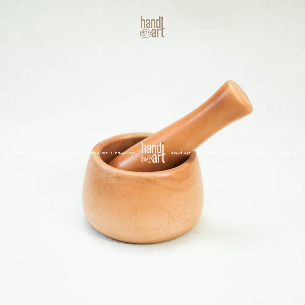 Bộ chày giã cối gỗ hiện đại- mortar pestle