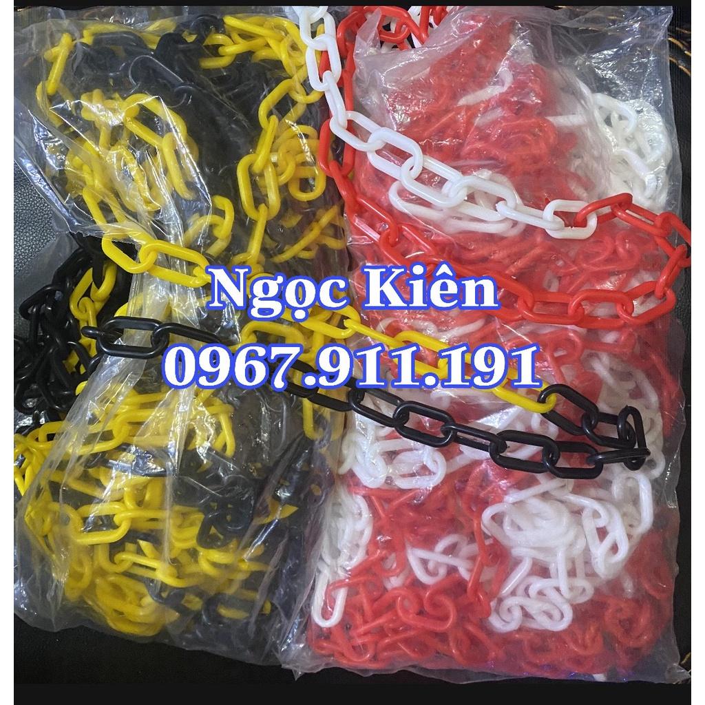 Dây xích nhựa 6mm,Dây xích nhựa màu vàng-đen
