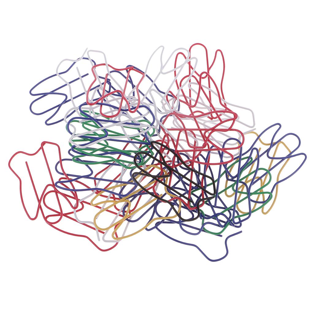 30 Chiếc Hình Răng Kẹp Đánh Dấu Trang Ghi Nhớ Kẹp Học Sinh Vật Dụng Văn Phòng