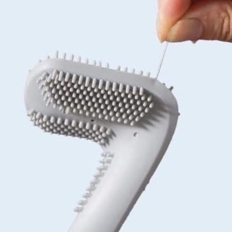 ️SALE️ Cọ Toilet Silicon Chổi Chà Rửa Nhà Vệ Sinh .Bồn Cầu Gắn Tường mẫu mới 2021