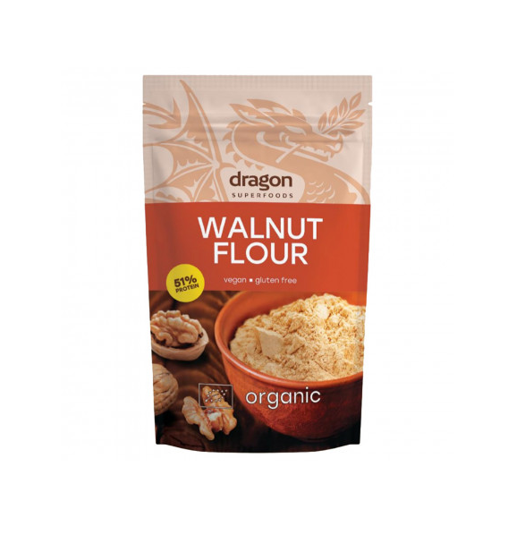 Bột óc chó 51% protein Dragon Superfoods Walnut Protein 200g