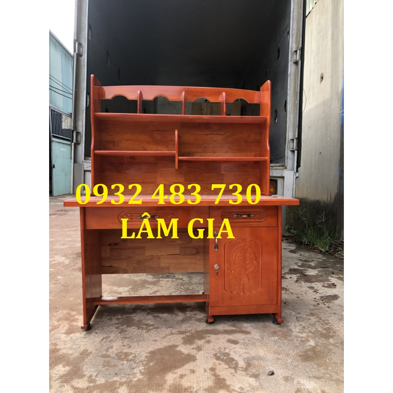 Bàn học sinh liền kệ  BHGT120621-01