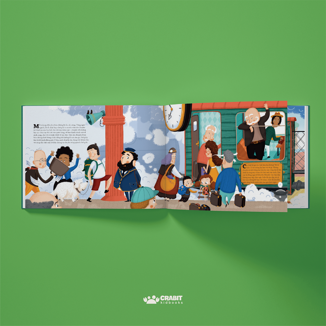 Sách - Hỏa xa phiêu lưu ký - Crabit Kidbooks - dành cho trẻ 5+