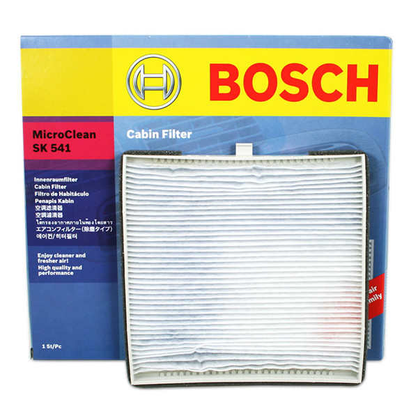 Lọc điều hòa Bosch SK541 cho xe KIA, Morning 1.1 i, (2004 - 2013)KIA, Morning 1.1i, (2004 - 2011) HYU, i10 1.2i 16V, (2008 - 2013)KIA, Picanto 1.2, (2011 - 2013)