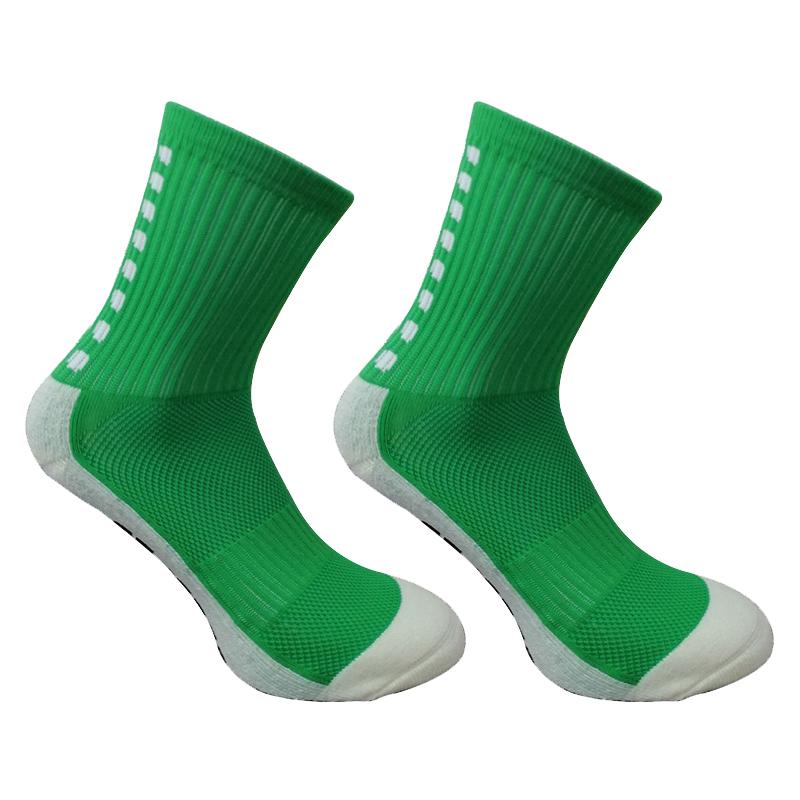 11 Màu Trusox Chống Trơn Trượt Bóng Đá Nam Nữ Tay Cầm Cao Su Chống Trơn Trượt-Tập Yoga Trong Nhà Bóng Đá Thể Thao Tay Cầm miếng Lót Vớ Thể Thao Color: White Size: Adults