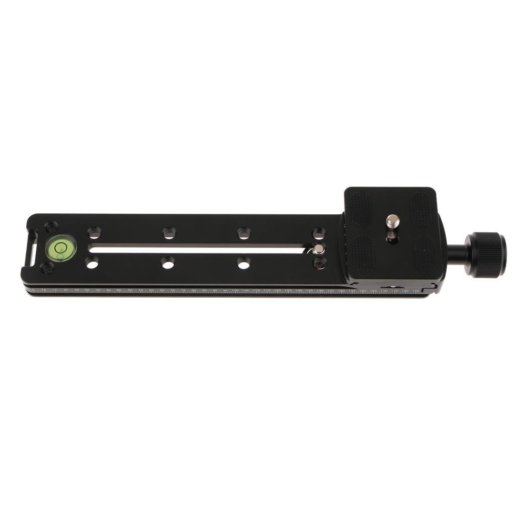 200mm-Nodal Slide Rail Quick Release Plate Clamp Adapter for Macro Panoramic