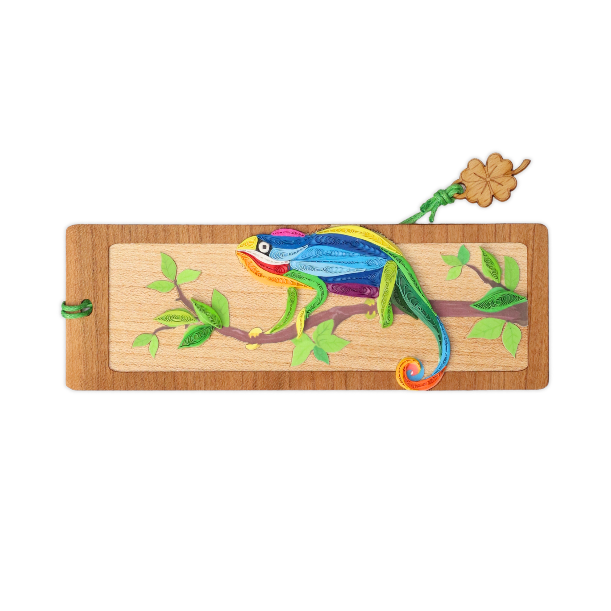 Bookmark Nghệ Thuật Giấy Xoắn - Tắc Kè Hoa - Colorful Spirit - Animals - Việt Net