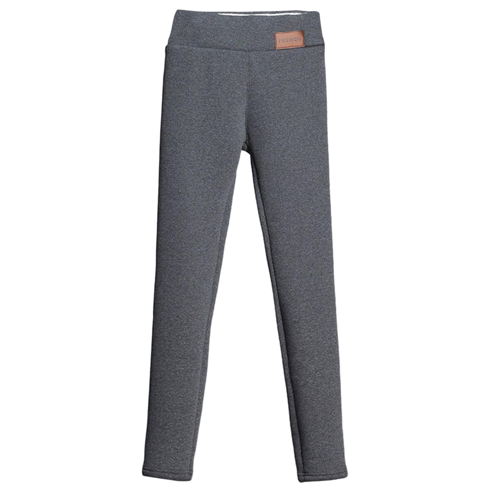 Women Fleece Lined Leggings High Waist Legging for Outdoor Stretchy Warm