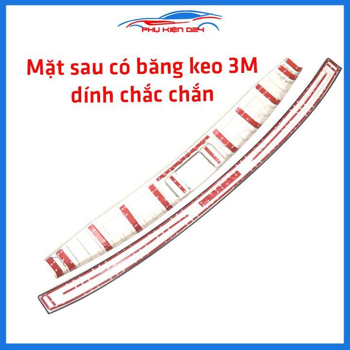 Ốp chống trầy cốp HRV 2018-2019-2020-2021-2022 inox sáng bóng bảo vệ xe chống va đập