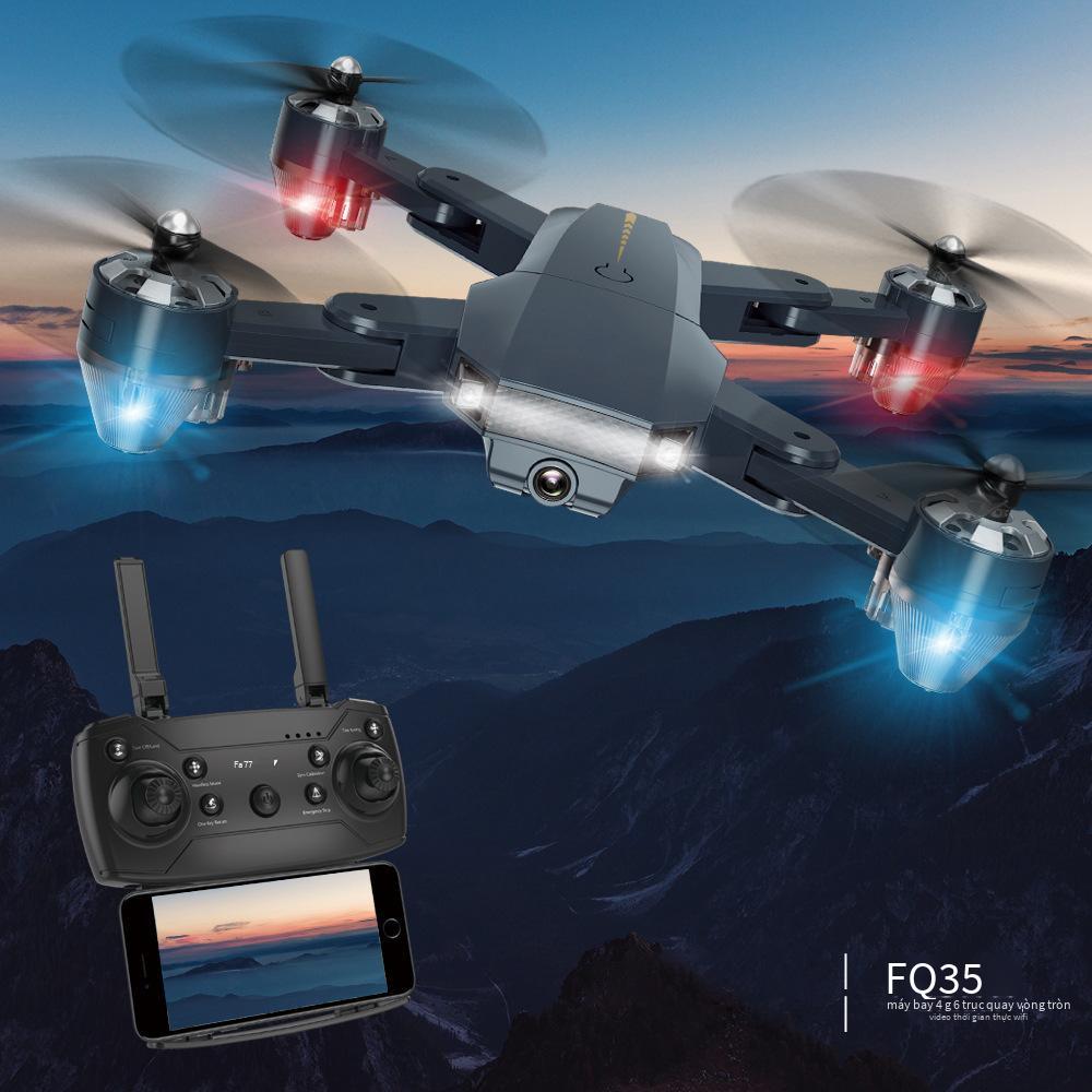 Giao hàng nhanh thương mại điện tử mới FQ35 bay không người lái gấp quadcopter chụp ảnh trên không đồ chơi máy bay điều khiển từ xa mini