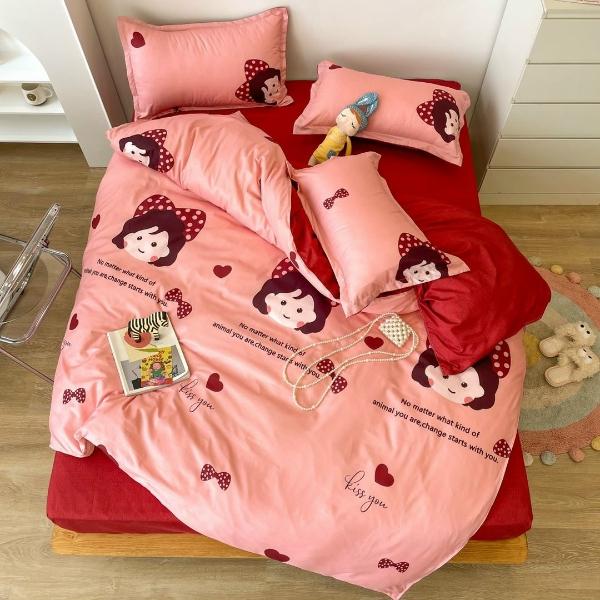 Trọn bộ 4 món cotton poly hàng nhập khẩu nguyên set.Mẫu 100