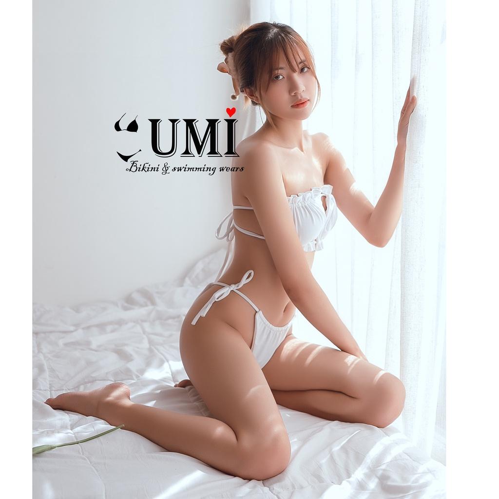 BIKINI 2 MẢNH ÁO NHÚN NGỌC TRINH NHIỀU MÀU SẮC BIKINI UMI