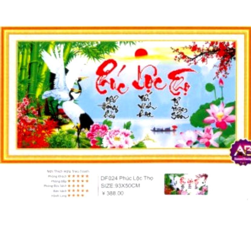 Tranh đính đá Phúc lộc thọ DF024