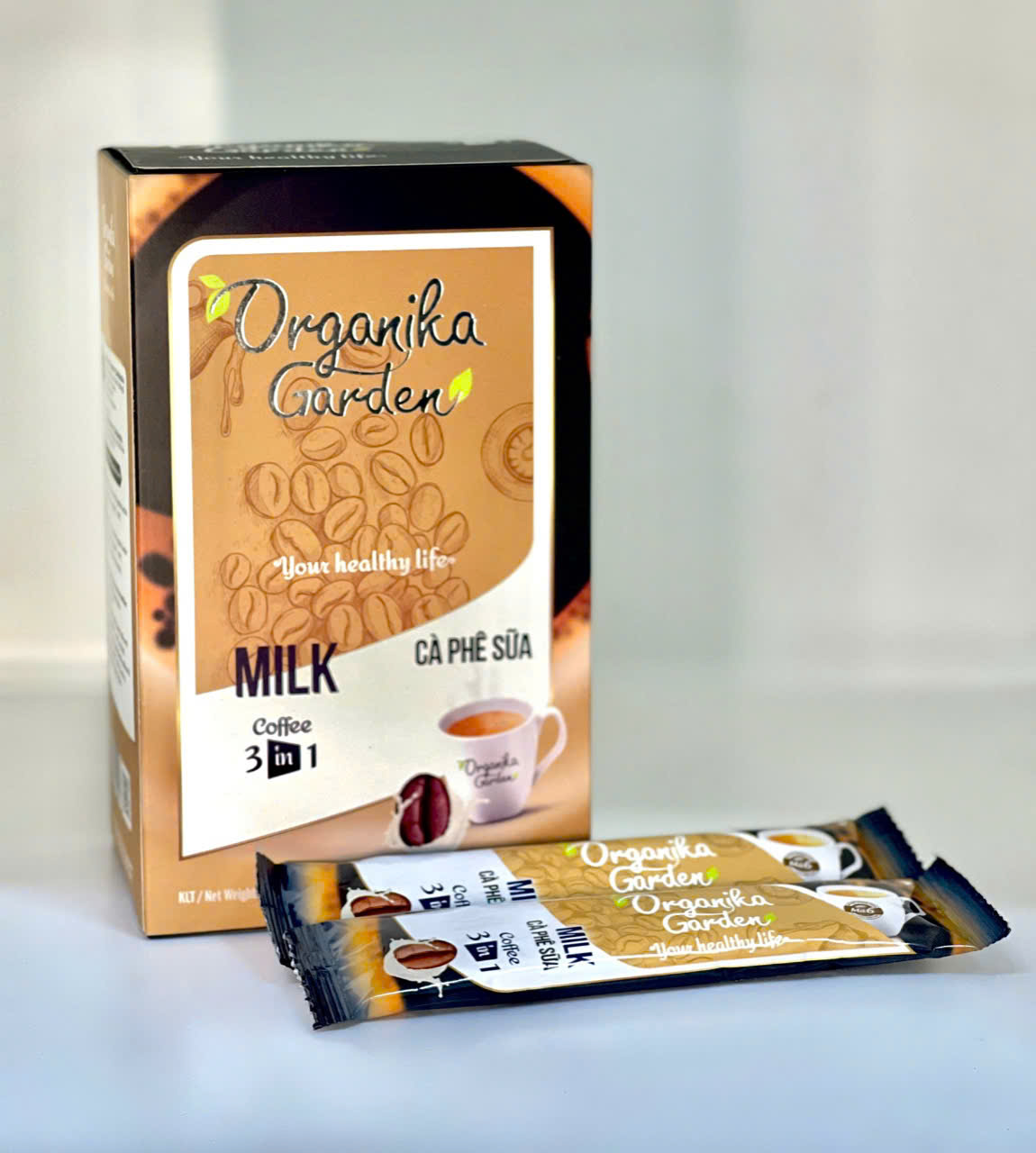 Cà Phê sữa Organika Garden Cafe 3 in 1