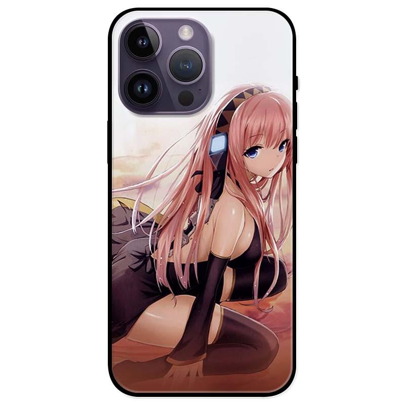Ốp lưng dành cho Iphone 14 - Iphone 14 Plus - Iphone 14 Pro - Iphone 14 Pro Max - Anime Cô Gái Tất Đen
