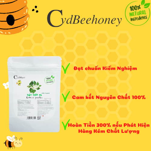 Bột Diếp Cá Sấy Lạnh CvdMart 100g - Lettuce powder CvdMart