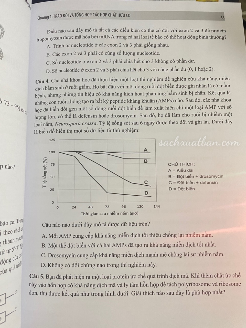 Sách Sinh học tế bào (Bài tập chuyên đề)