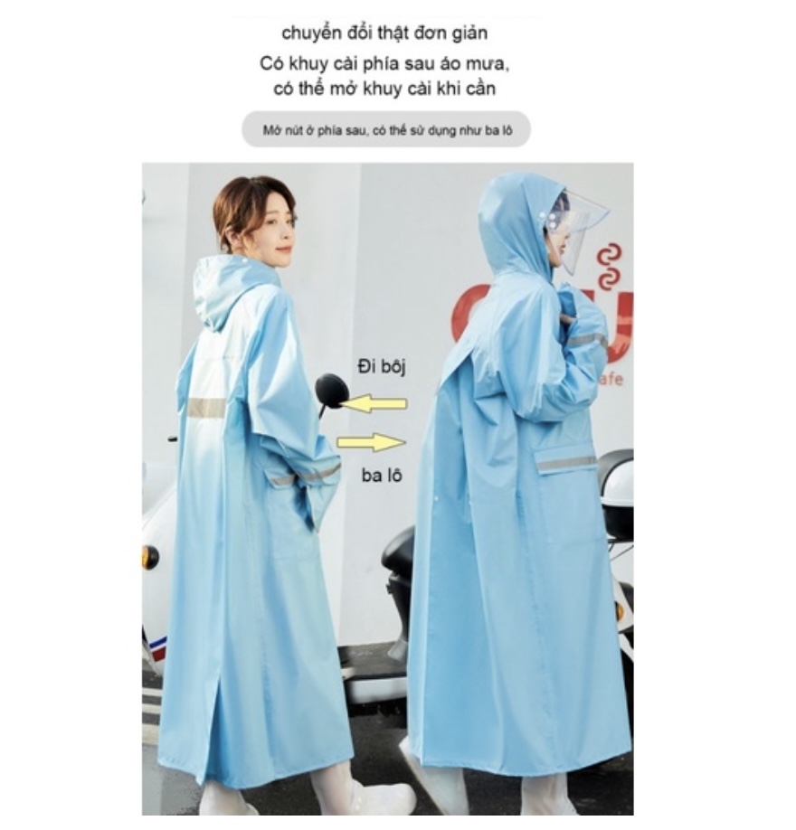 Áo mưa bộ 1 người Froster RainCoat cho người 160 - 170cm