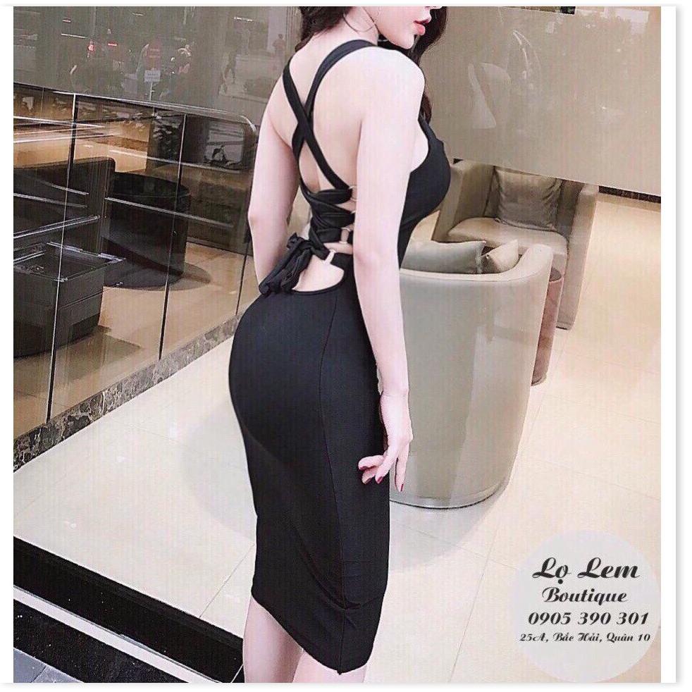 ĐẦM BODY ĐAN DÂY LƯNG CỰC CHUẨN