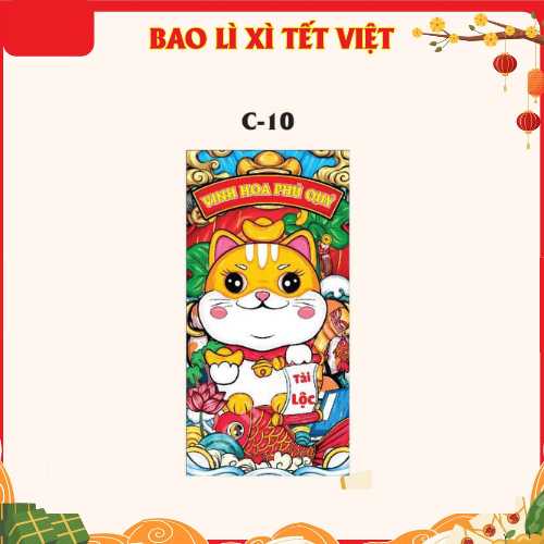 Bao Lì Xì 2023 Set 10 cái