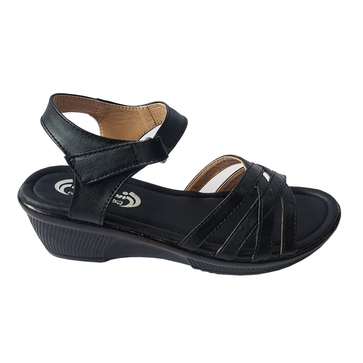 Giày Sandal Nữ Đế Xuồng BIGGBEN Da Bò Thật SDN38 - 38