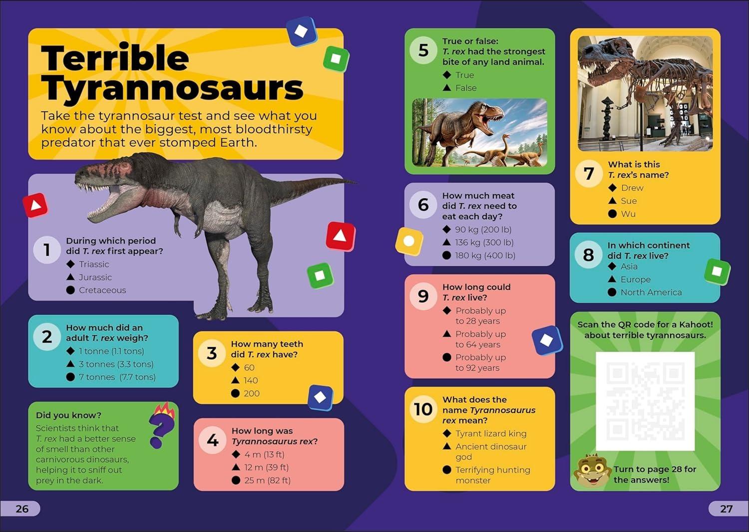 Sách ngoại văn: Kahoot! Quiz Time - Dinosaurs