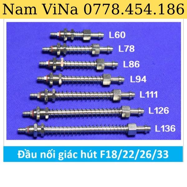 Giác hút bao bì, mở miệng túi nilon PIAB F18/F22/F26/F33 và cọc hút liền