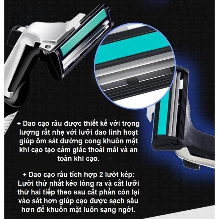 BỘ 36 DAO CẠO RÂU + 1 BỘ DAO CẠO KÈM 1 TUÝP KEM