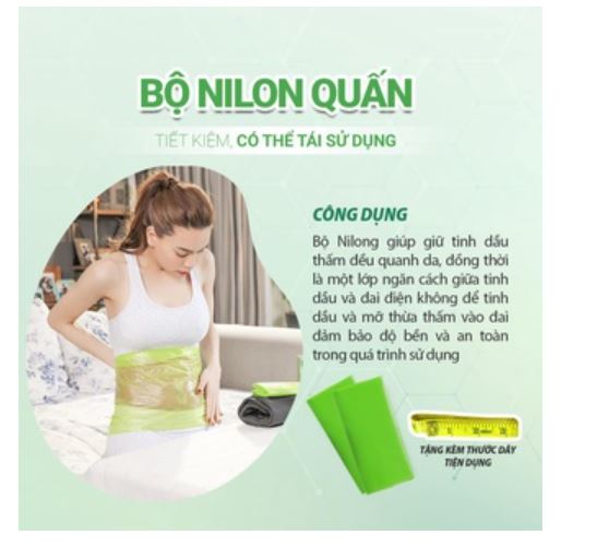 COMBO  Ủ Nóng Tan Mỡ SLIMMING BODY 2 hỗ trợ Tan mỡ Bụng , Đùi Hiệu Quả - Bản cải tiến 2021 loại chế độ hẹn giờ  tắt mở tiện lợi