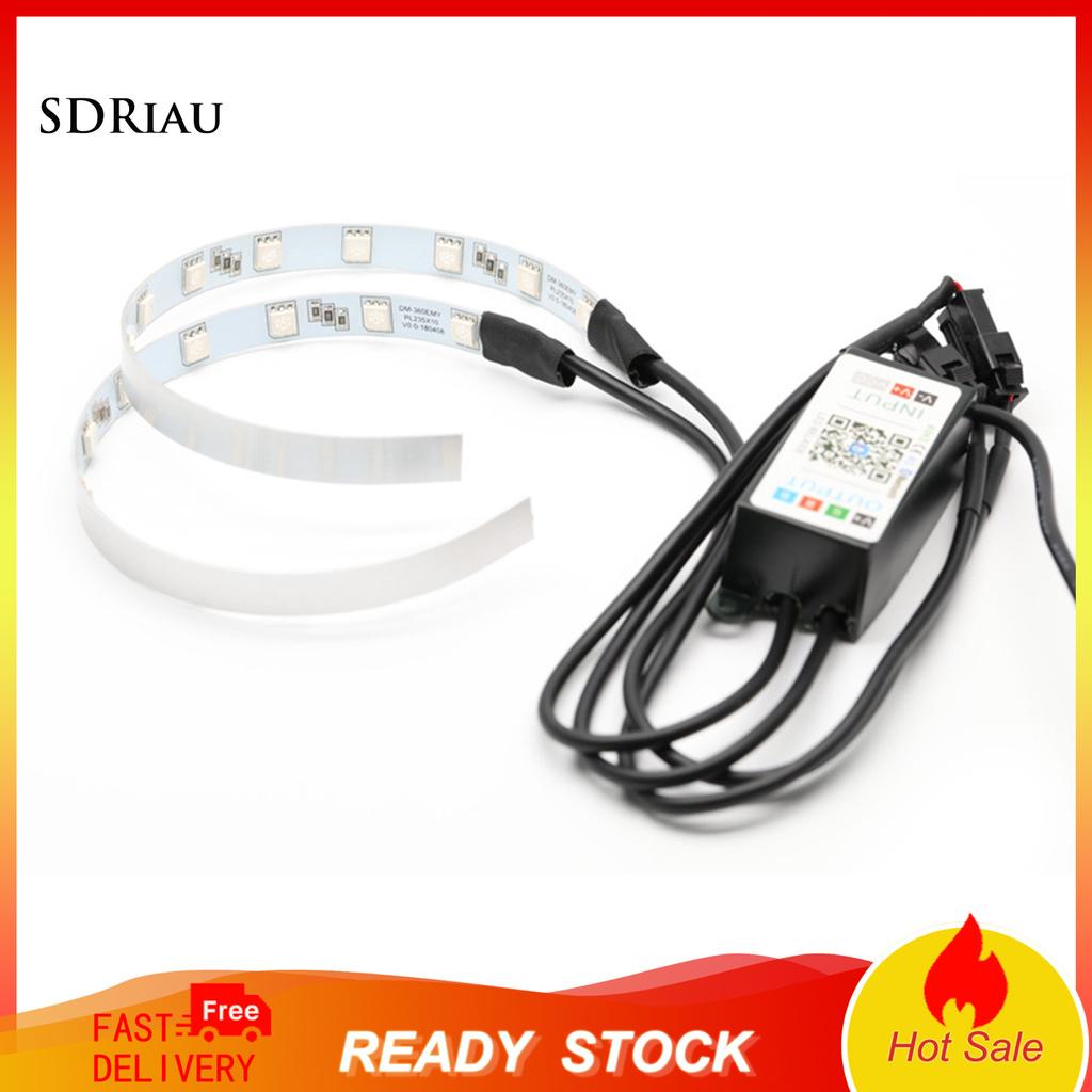 Set 2 Đèn Pha Led Không Dây Kèm Điều Khiển Từ Xa Cho Xe Hơi