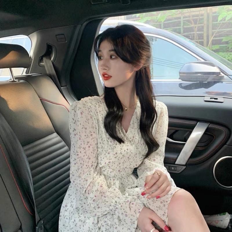Đầm voan hoa nhí đuôi cá mẫu summer 2021