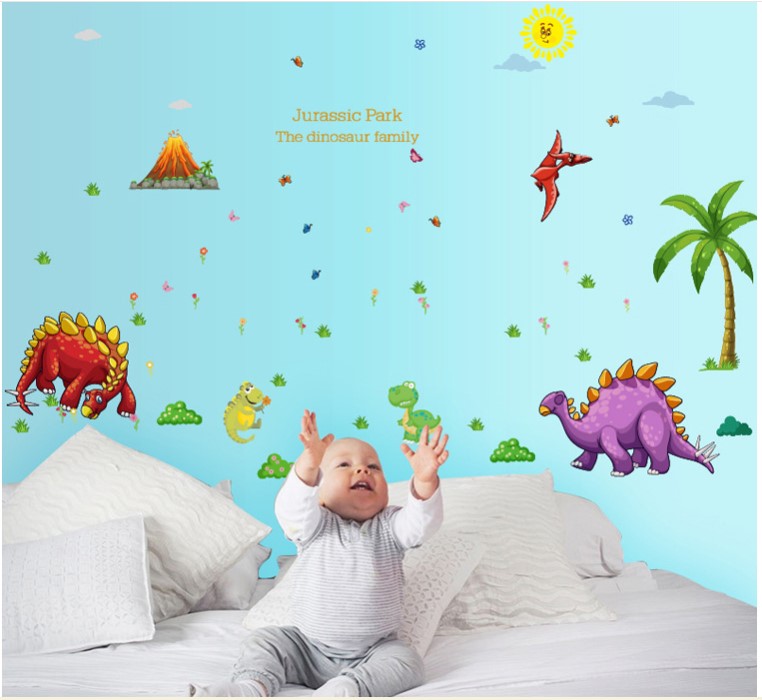 DECAL GIA ĐÌNH KHỦNG LONG DINOSAUR