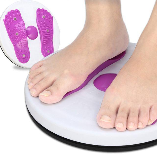 Đĩa Xoay Eo Hình Bàn Chân - Màu Ngẫu Nhiên - Free Ship Toàn Quốc