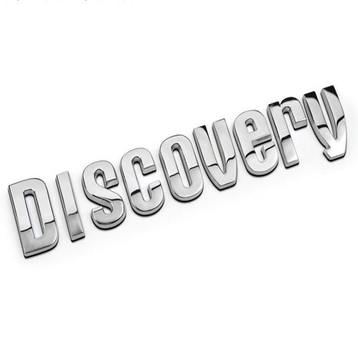 Decal 3D-Tem Dán 3D-Ô Tô-Discovery-Inox3D-G100803