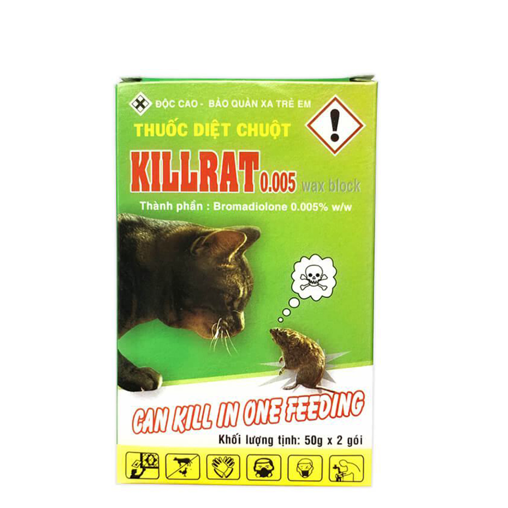 Trừ chuột Killrat 0.005 - Gói 50gram