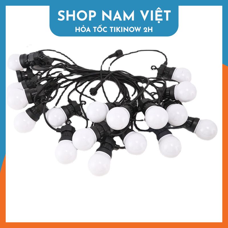 Dây Led Ping Pong G50 Siêu Bền Chịu Mưa Nắng Trang Trí Ngoài Trời - Chính Hãng NAVIVU