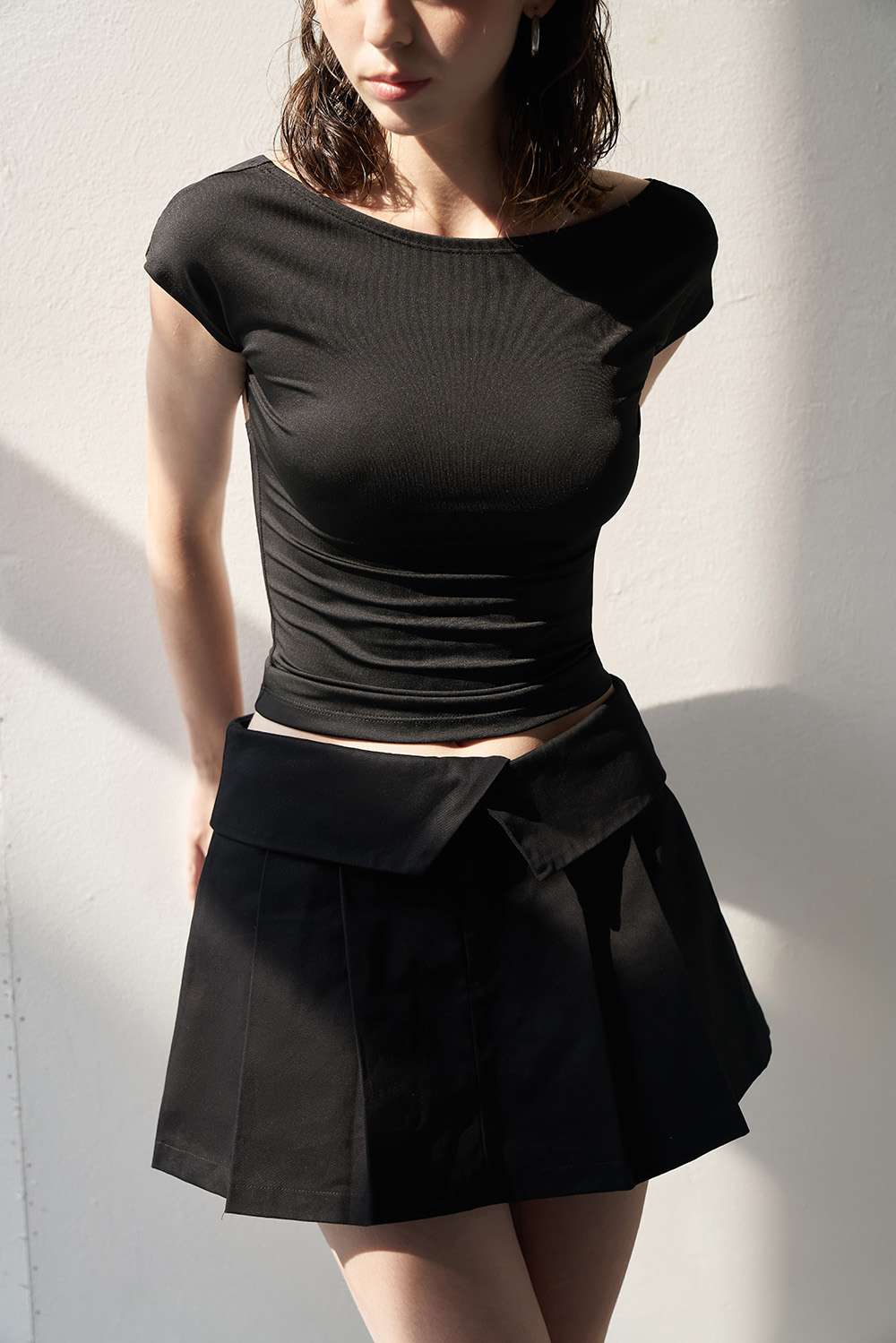DOTTIE - Áo thun tay ngắn khoét lưng - T0670