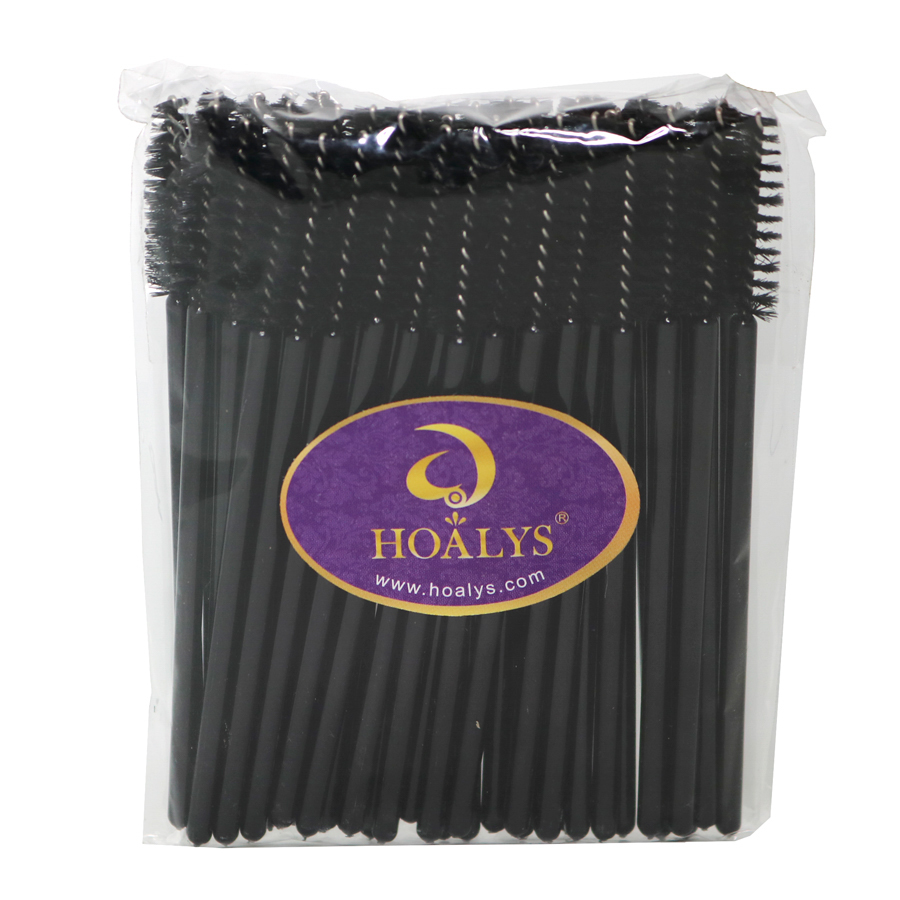 Chổi Chải Mi Hoalys AS14 - Giúp chải mi đều đẹp thẳng hàng (50 cây/bịch) - Đỏ