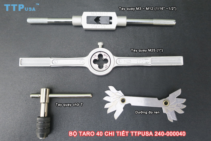 BỘ TARO 40 CHI TIẾT TTPusa 240-000040